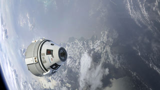 A rendering of Boeing's Starliner, set to begin flying to the International Space Station.
