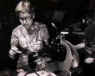 Vera Rubin Measuring Spectra