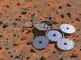 Artist's Impression Of The Beagle 2 Lander