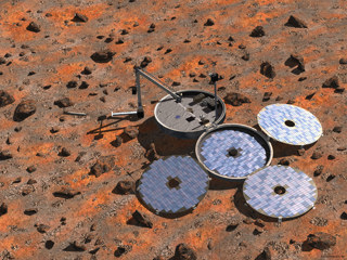 Artist's Impression Of The Beagle 2 Lander