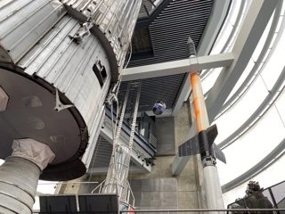 Prospero rocket in the National Space Centre.