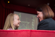 Child and Mother in Edwardian cinema in the Rocket Tower