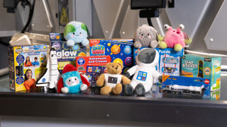Selection of gifts from Santa 