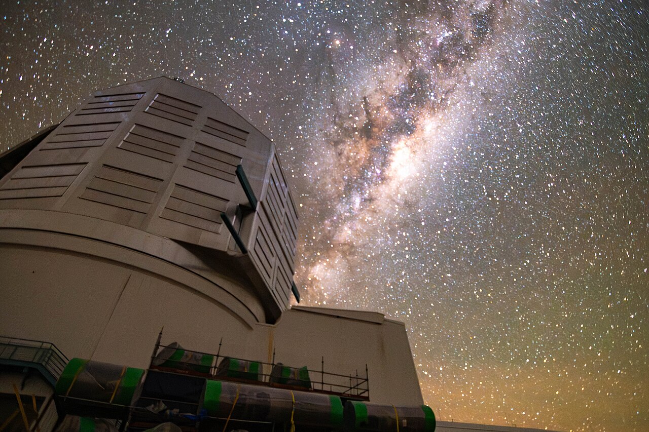 Milky Way Over Vera Rubin Observatory
