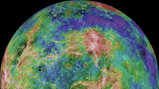 Radar Image Of Venus