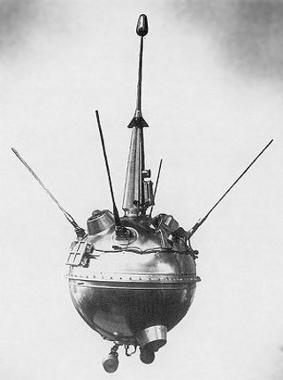 The Soviet Union's Luna 2 Moon probe