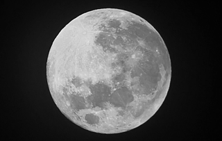 Lunar Maria seen on a full moon. Equipment: Celestron Astromaster LT 76AZ