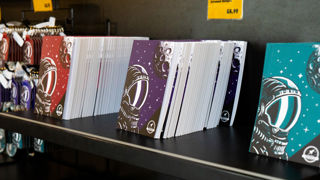 Astronaut Themed Notepads at the National Space Centre gift shop