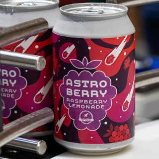 Steep Soda Astroberry Can Being Made