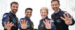 Axiom Mission 4 crew.