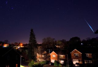 A Geminid meteor.