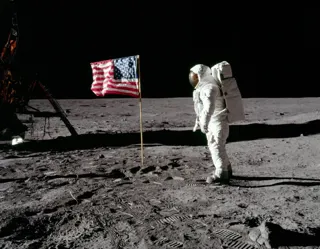 Buzz Aldrin on Moon - Apollo 11