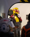 Mandalorian explores the galleries at Galactic Gathering