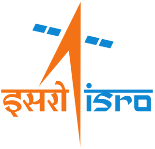 The logo of the Indian Space Research Organisation
