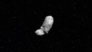 Artist’s impression of asteroid Itokawa 