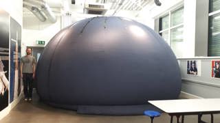 The National Space Centre’s portable planetarium. 