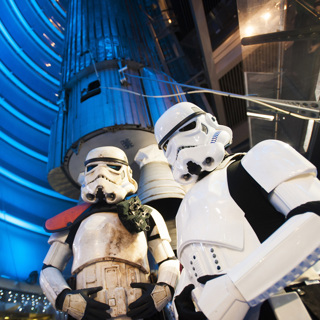 Storm Trooper by Blue Streak at the National Space Centre.