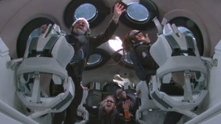 Galactic 02 mission sending tourists including Jon Goodwin to the edge of Space.