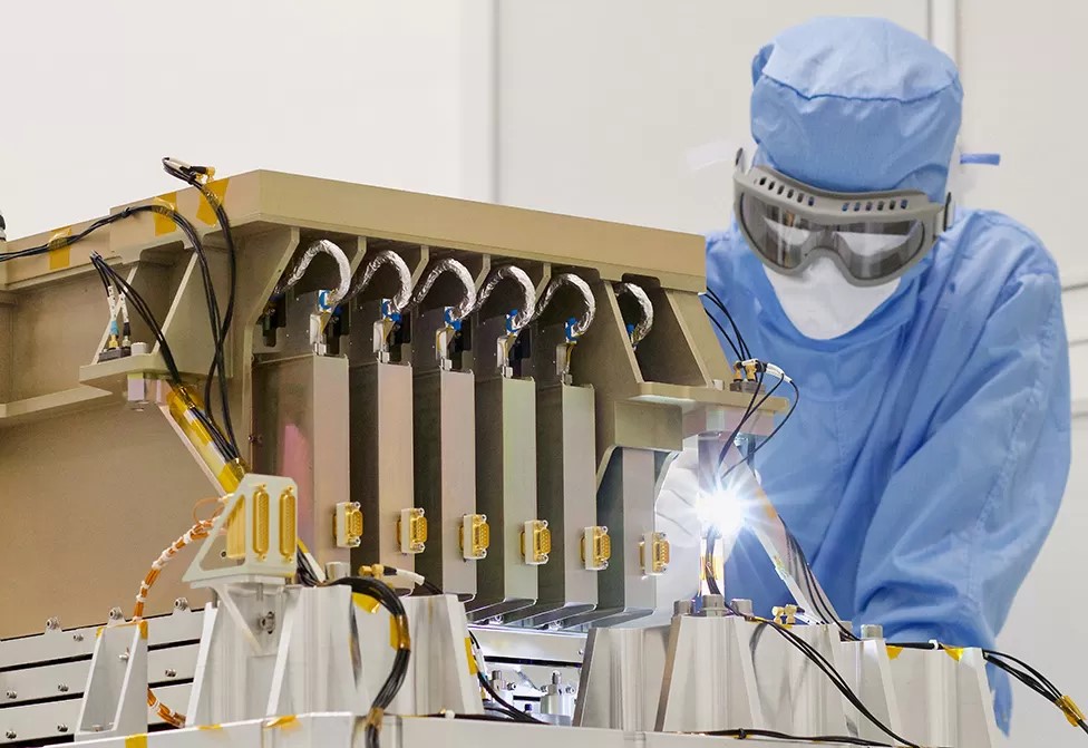 The VIS instrument (delivered by a team of astronomers and engineers from the UK) is one of the largest camera instruments ever sent into space.