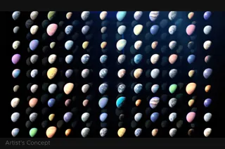 A collection of artists’ concepts of confirmed exoplanets