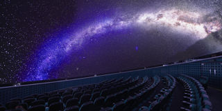 The Sir Patrick Moore Planetarium at the National Space Centre. 