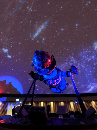 Starball projector in the Manitoba Museum Planetarium.    