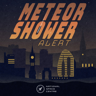 Social media meteor shower 1:1 illustration