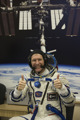 Tim Peake Dressed In His Russian Sokol Suit