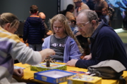 Young girl is not happy about how the game is going at To Boldly Game