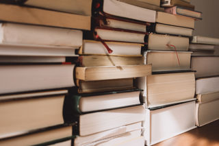 A pile of books