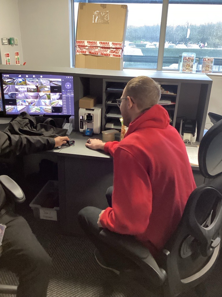 Alex Working With Security