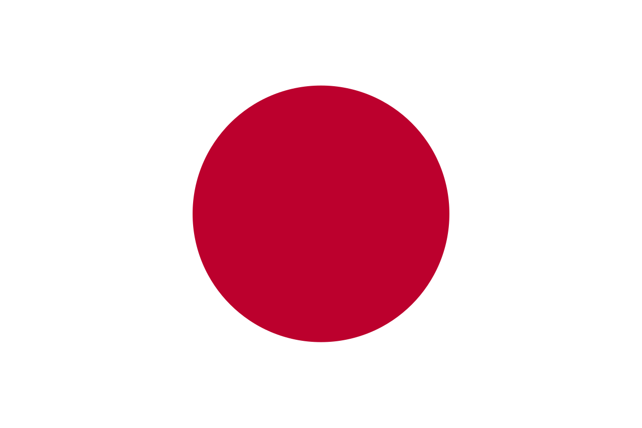 The flag of Japan