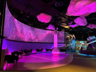 Image of the hub during Cosmic Valentine